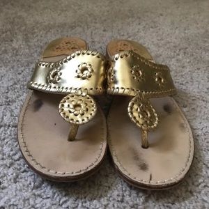 Gold Jack Rogers 10